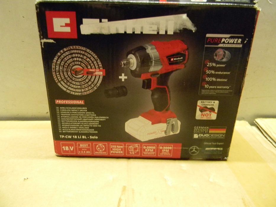 Klucz udarowy EINHELL TE-CW 18 Li BL Solo