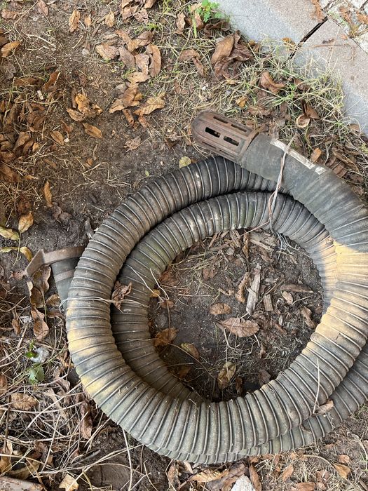 Wąż asenizacyjny do szamba gumowy 5,5m retro