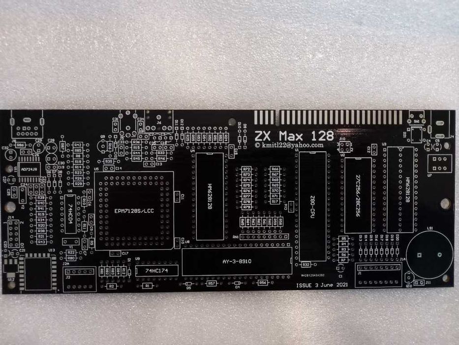 Płytka PCB ZX Max 128, rev.3