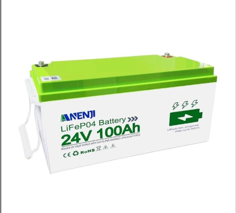 Anenji LifePEO4 Battery 24v 100 Ah з Bluetooth