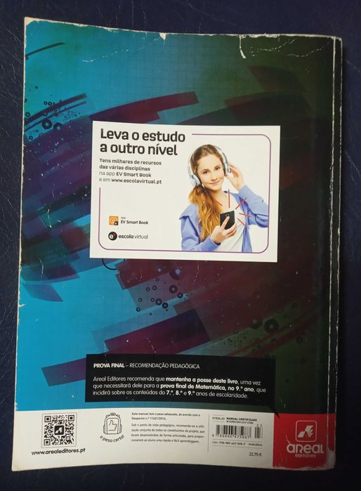 Livro do 7º Ano 'Matemáticamente Falando' + Caderno de Actividades