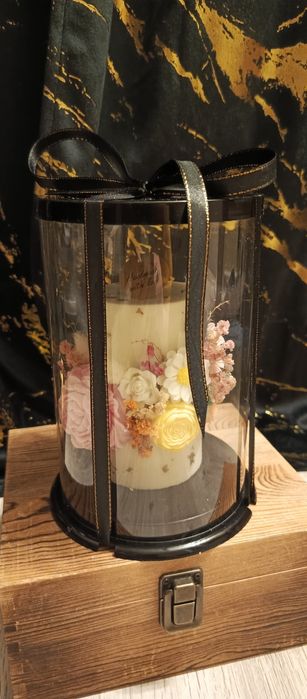 Świeca sojowa ozdobna