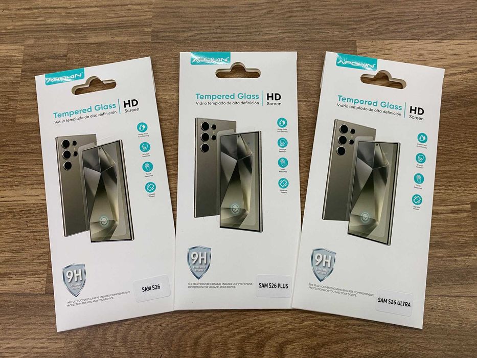 Película de vidro temperado para Samsung S26 / S26 Plus / S26 Ultra