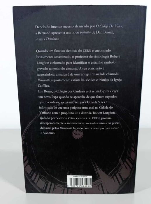 Anjos e Demónios de Dan Brown
