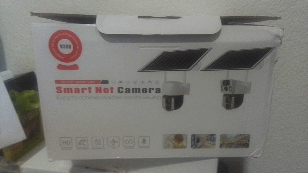 Câmara Vigilância Solar 4G V380 – Nova!!