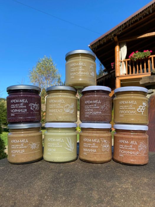 Крем-мед з натуральних продуктів