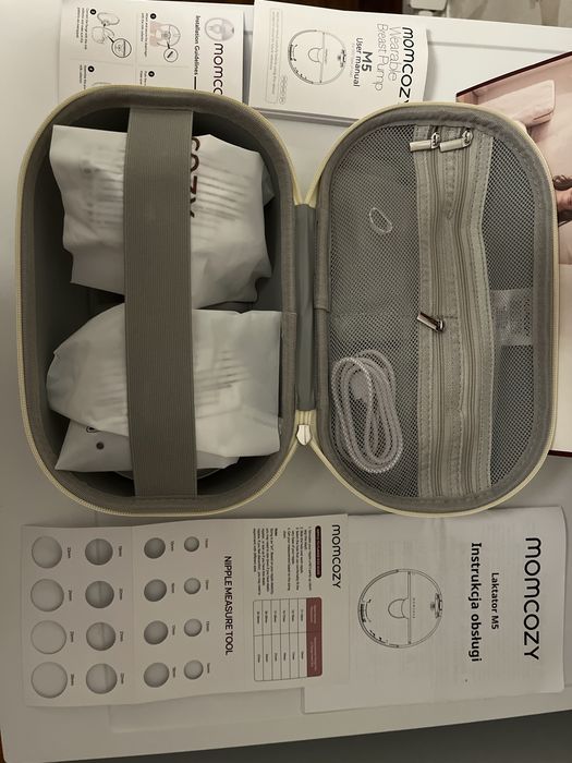Laktator momcozy M5 muszlowy bezprzewodowy