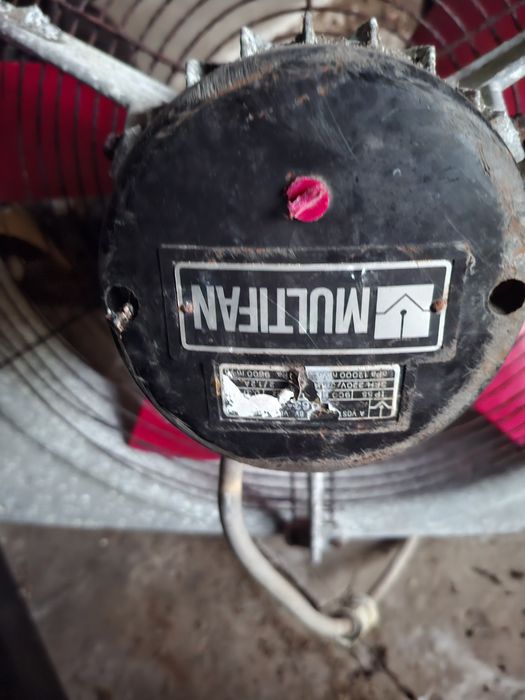Wentylator Przemysłowy Ścienny MULTIFAN | Na Siłę 400V | Kurnik Chlewnia Hala