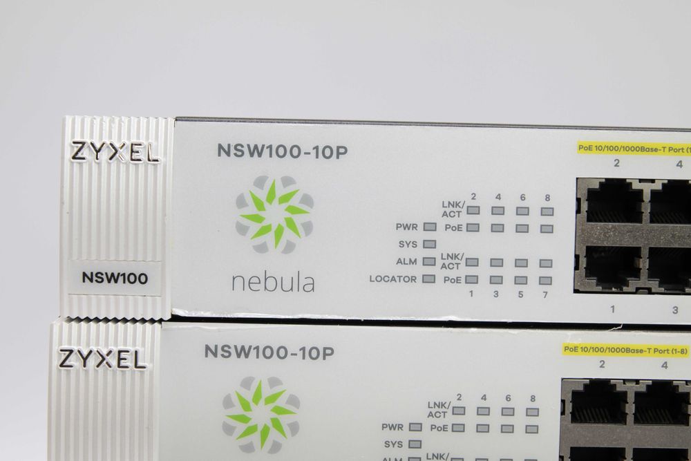 ZYXEL Switch NSW100-10P 8 portów 1GbE PoE , 2 porty SFP, Nebula