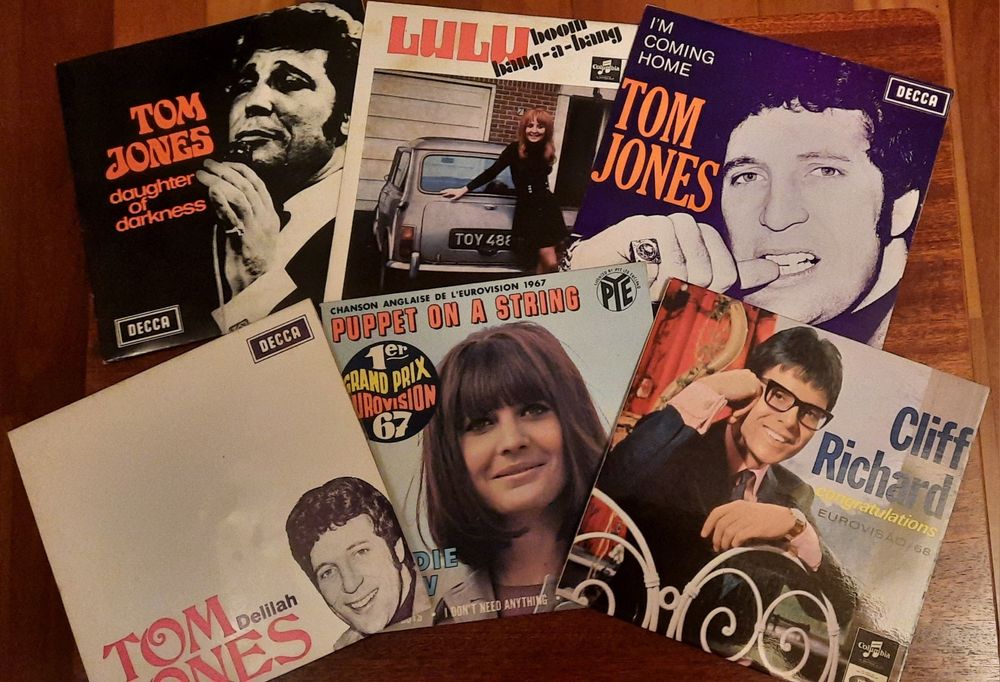 Vinis 45rpm eps cantores ingleses anos 60