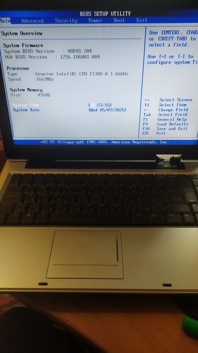 Asus a8f ноутбук