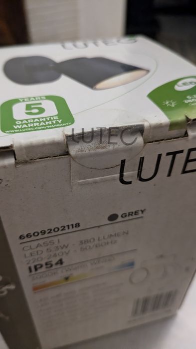 Lutec Explorer projetor exterior parede