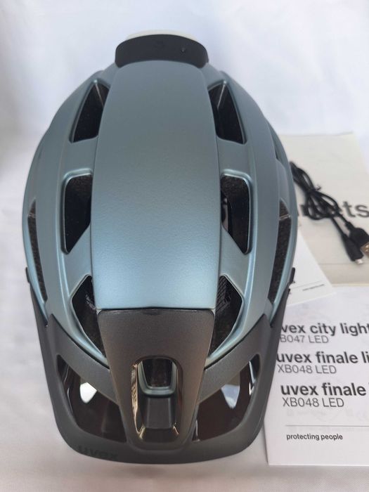 Kask rowerowy Uvex Finale Light 2.0 Space Blue Matt S/M 52-57cm LED