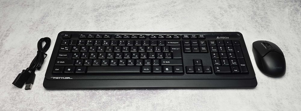 Комплект бездротовий A4Tech FG1012S Fstyler Black клавіатура+ миша NEW