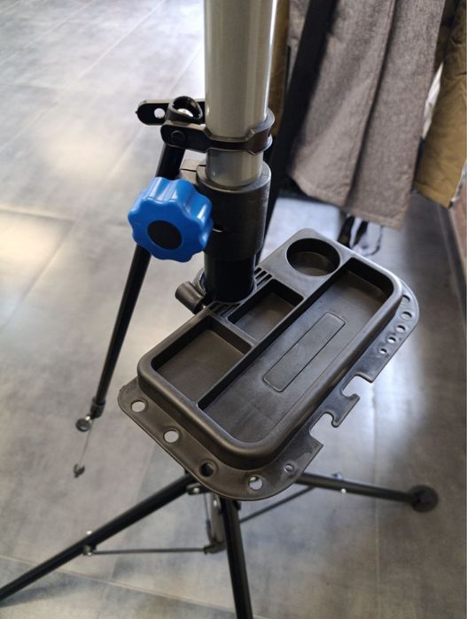 Стійка для велосипеда Bike Repair Stand з полицею, чорний (RS-100)