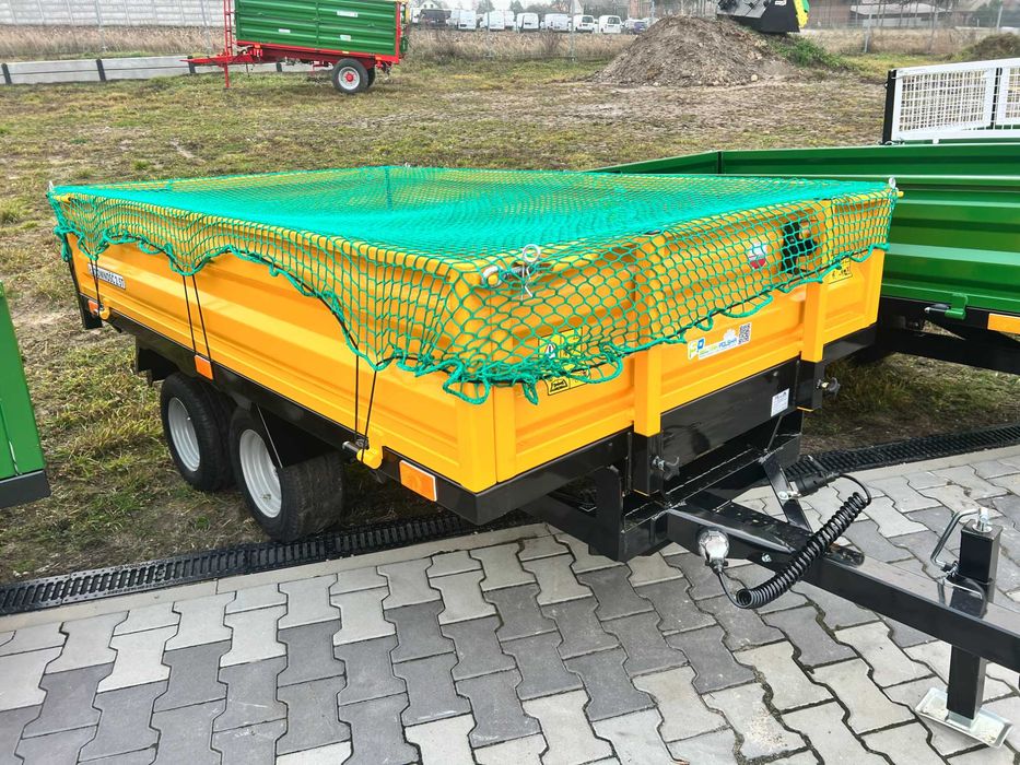 Przyczepka przyczepa ogrodowa budowlana 1.5 -2.5T +Kiper TANdem -RATY