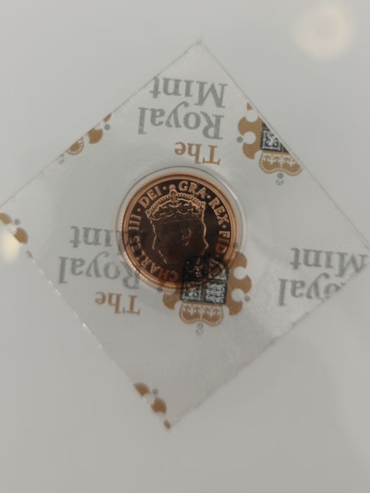 Moeda 1/2 libra em ouro de 22kt