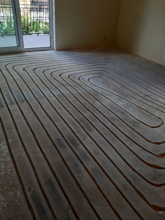 Frezowanie pod ogrzewanie podłogowe