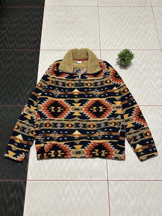 Zara Marissa Aztec Sweater 1/4 Zip кофта оригінал оригинал