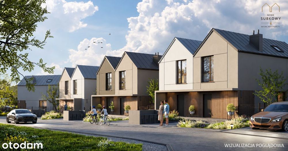Nowe Subkowy - Twój nowy dom przy lesie | 85 m² | blisko Tczew Gdańsk