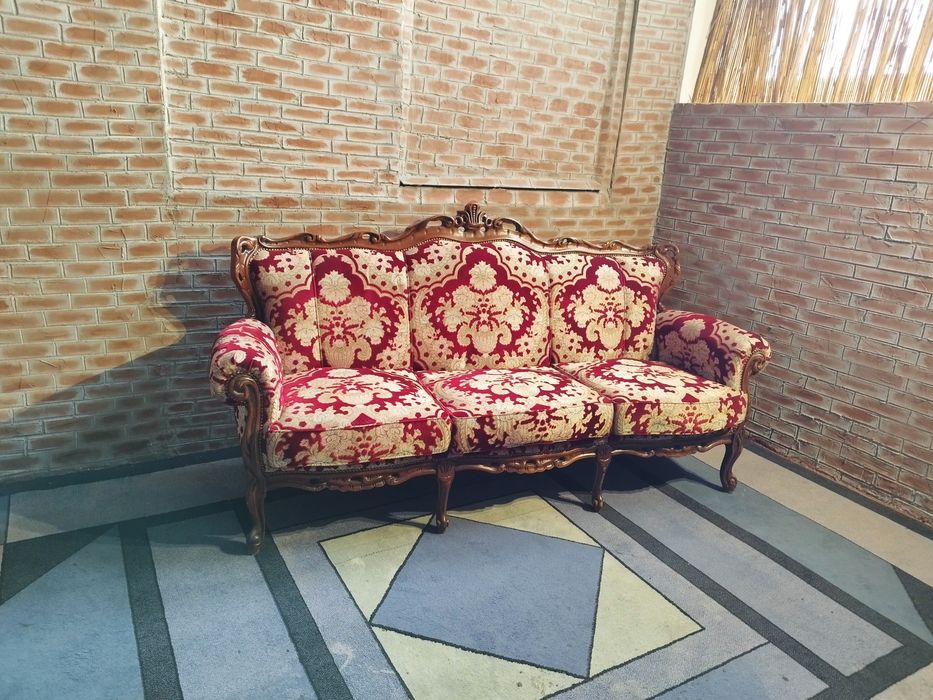 piękna sofa Barok 3 osobowa Antyk Vintage