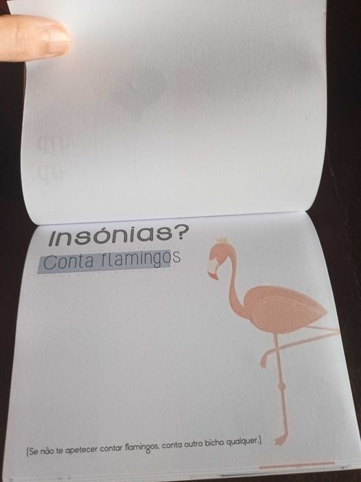 Caderno para pensamentos