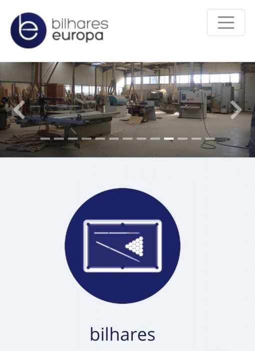 BilharesEuropa /Abertos Segunda a Sábado todo dia /Domingos Marcação