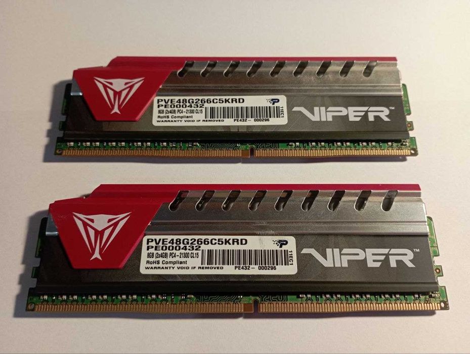 ОЗУ Patriot DDR4 8GB (2×4GB) 2666 MHz CL15 - комплект