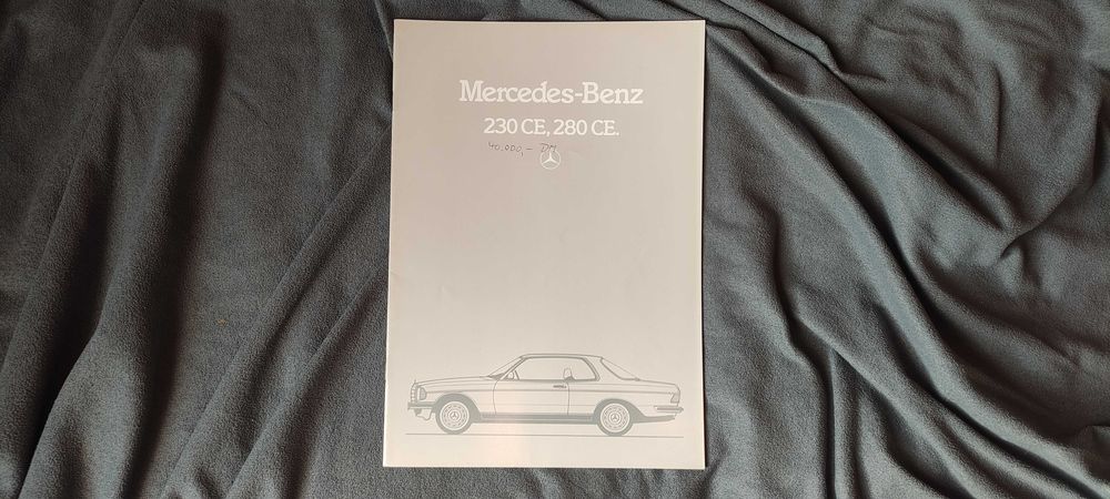 Prospekt Mercedes W123 Coupe
