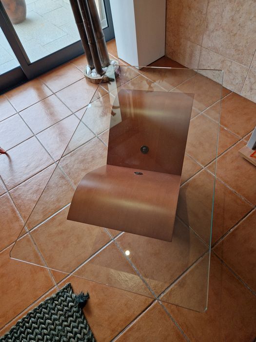 Mesa de centro [Pedra/Madeira]