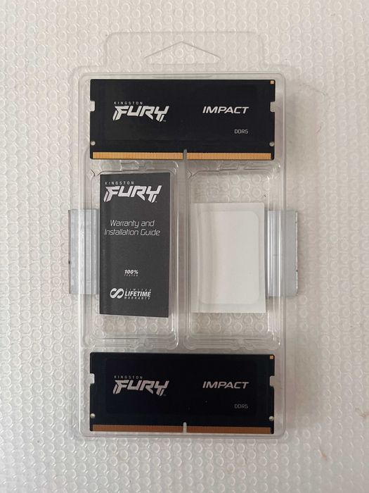 Продам Kingston FURY 32 GB (2x16GB) SO-DIMM DDR5 5600 MHz
