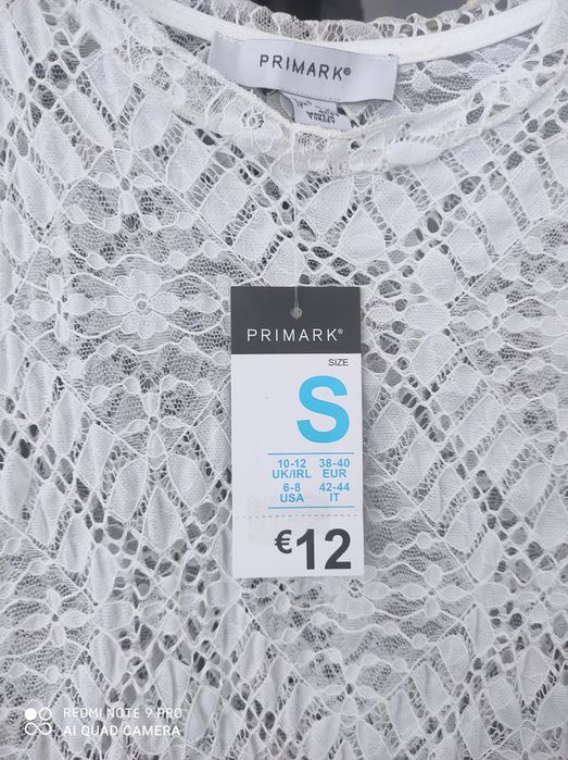 Primark __ nowa bluzka koronkowa z baskinką
