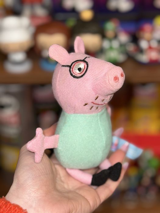 Мʼяка іграшка Тато Свин Свинка Пеппа Daddy Pig Peppa Pig