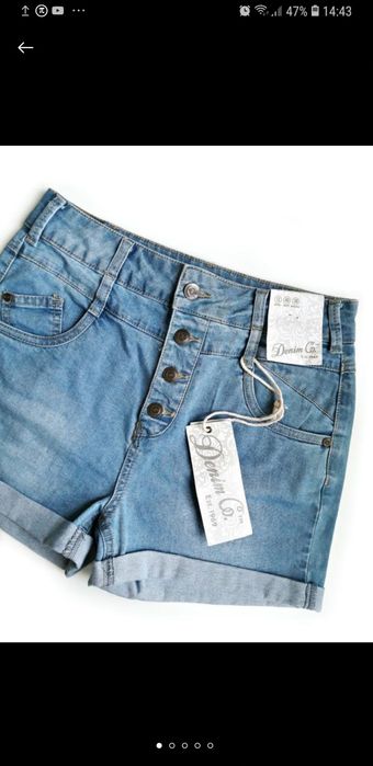 Винтажные шорты с завышенной талией 12(М)