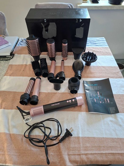 Lokówko-suszarka Cecotec Coanda CeramicCare 14in1 AirGlam Black