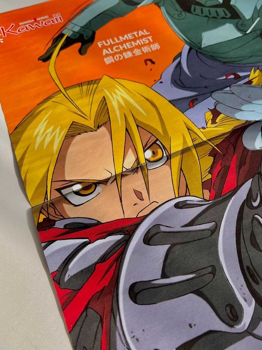 Plakat z anime Sword Art Online oraz Fullmetal Alchemist