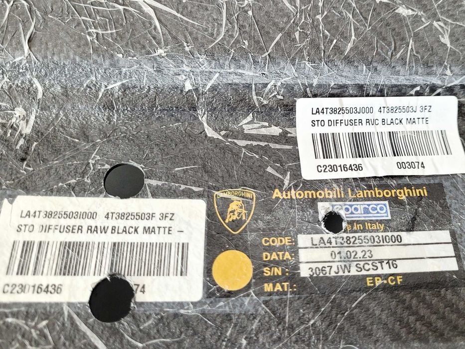 Lamborghini Huracan STO - dyfuzor spoiler zderzak tylny tył