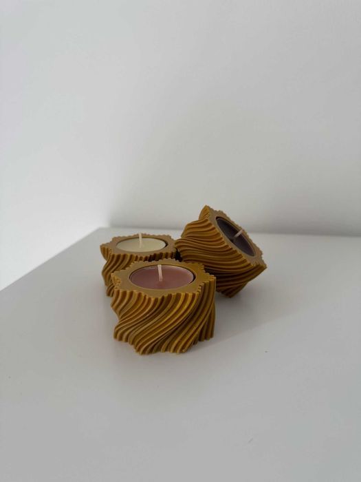 suporte para velas feito na impressora 3d