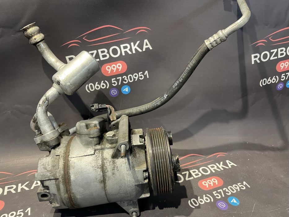 Компресор кондиціонера Nissan Qashqai j10 j10+2 MR20 2.0 benzun Calsonic Кашкай 2.0 бензин запчастини