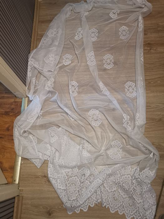 Firana zazdrostka długa na okno 330/115cm