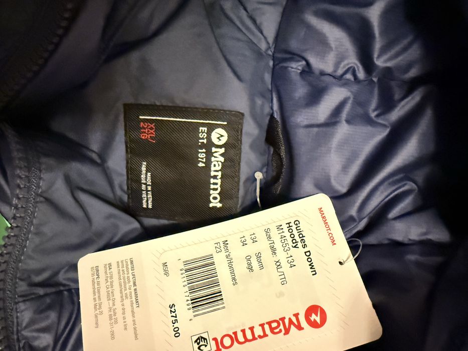 Пуховик Куртка Marmot 73060 Guides Down Hoody