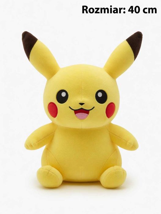 Wielki Pluszak Pikachu 40cm – Pokemon Maskotka – NOWY!