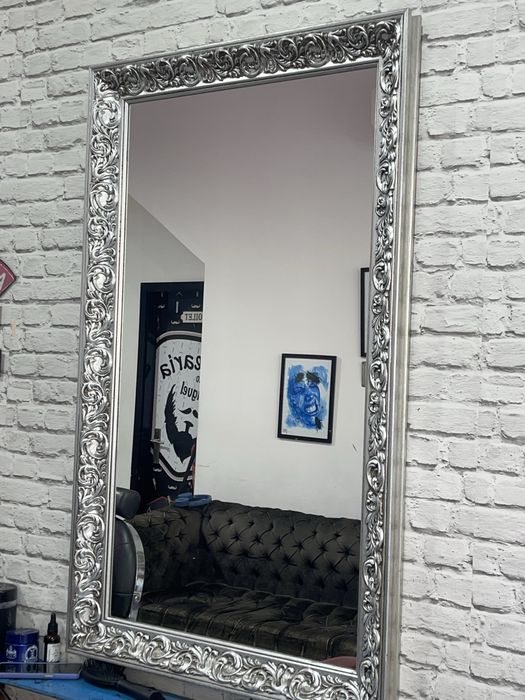 Moldura espelho talhado a mao