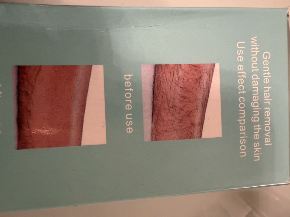 Depiladora e exfoliante