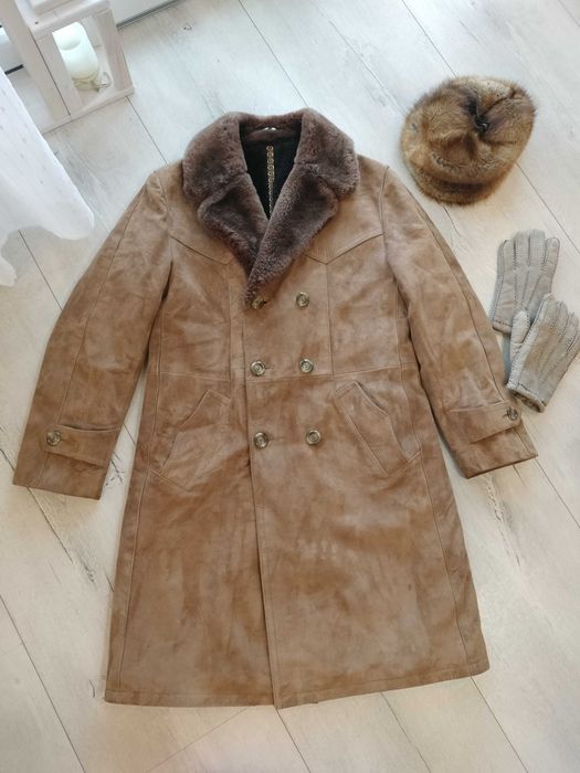 Męski kożuch że skóry naturalnej rozm. 50