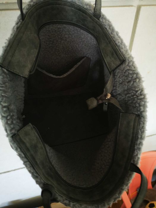 XSRY shopper bag duża szara torebka