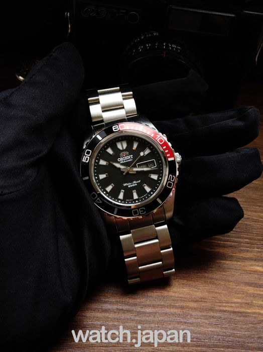 Часы - Годинник дайвер Orient Mako XL Black-Red + Коробочка