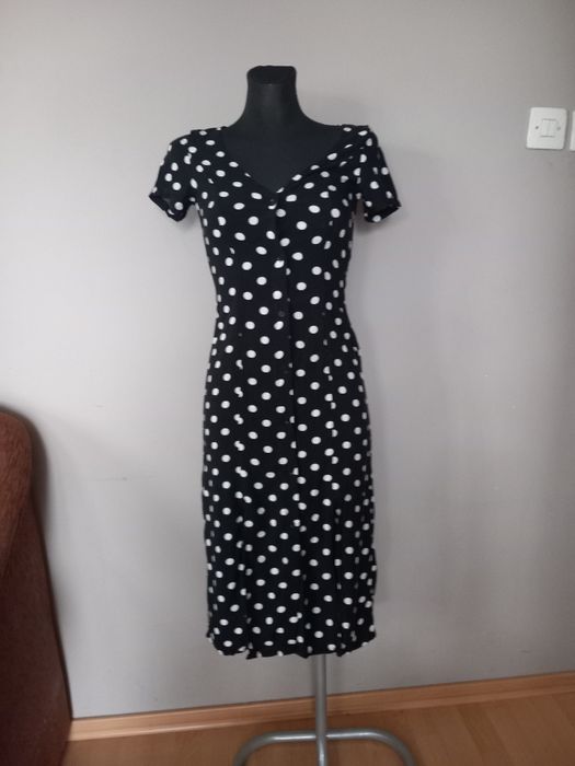 Sukienka w grochy xs h&m