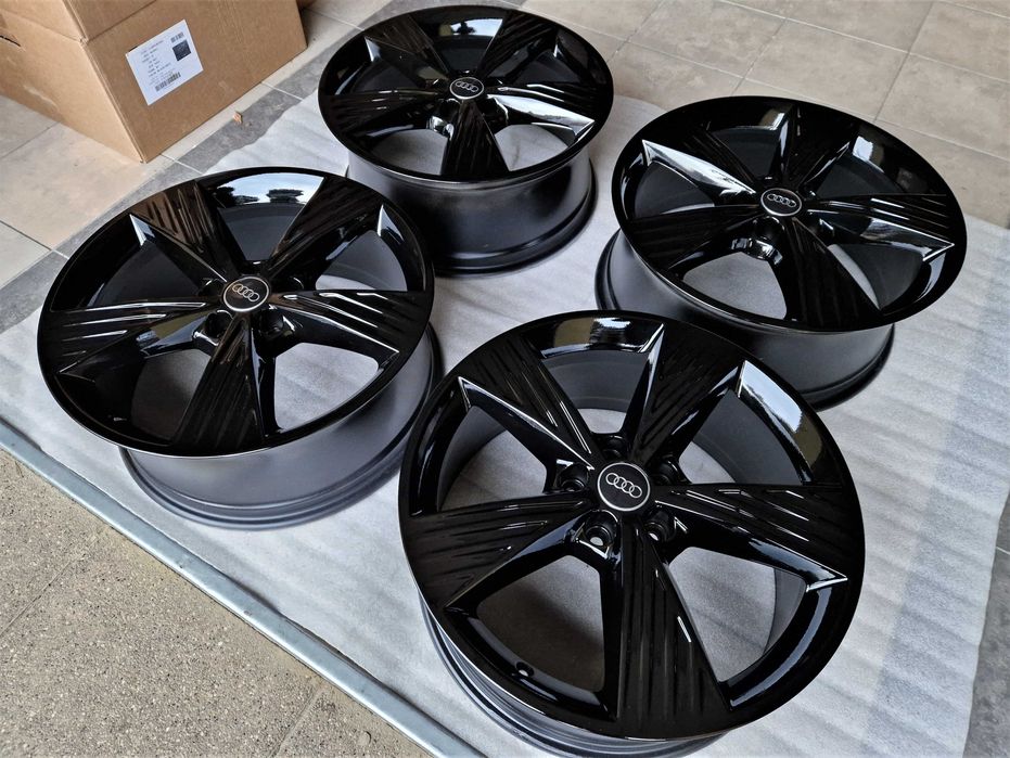 Alufelgi 19 5x112 Audi A3 8V 8P A4 B6 B7 A6 C5 C6 Q2 Q3 Czarne ! 299#