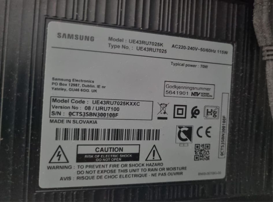 TV SMART 43 polegadas Samsung